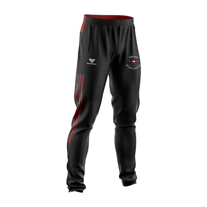 Top End Boxing Academy Skinny Pants Adroit (Red/Black) - Adults