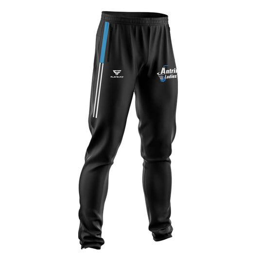 Antrim Netball Skinny Pants Tenacity Navy/Sky Blue - Kids