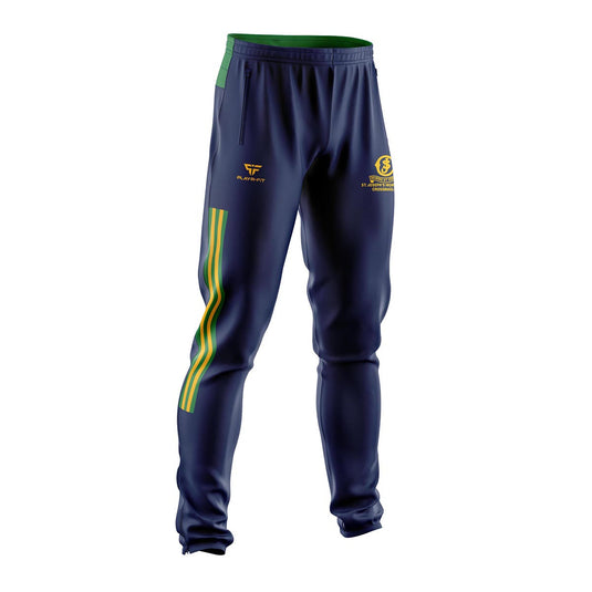 St Josephs HS Crossmaglen Students Skinny Pants Adroit Navy/Emerald Green/Yellow Gold - Kids