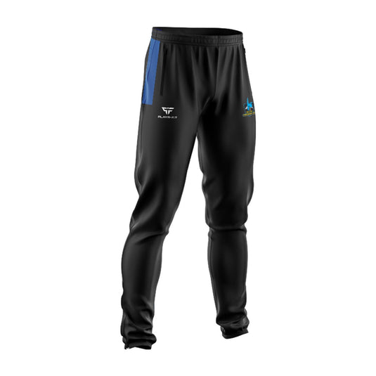 Garth Kidd Taekwon-Do Skinny Pants Stellar (Black/Blue) - Adults