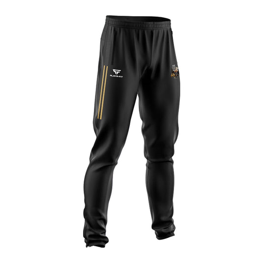 Banna Elite Boxing Club Skinny Pants Vigour (Black/Gold) - Adults