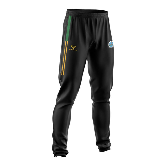 Claregalway Handball Club Skinny Pants Vigour (Black/Green/YellowGold) - Kids