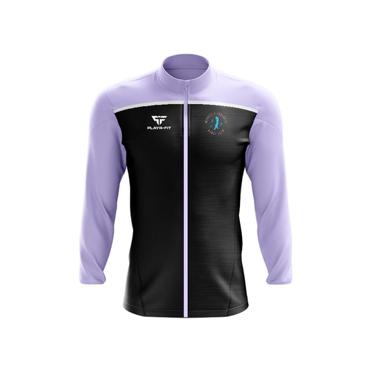 Movers & Groovers Dance Club Midlayer (Full Zip) Spirit (Lilac, Black, White) Colour - Kids