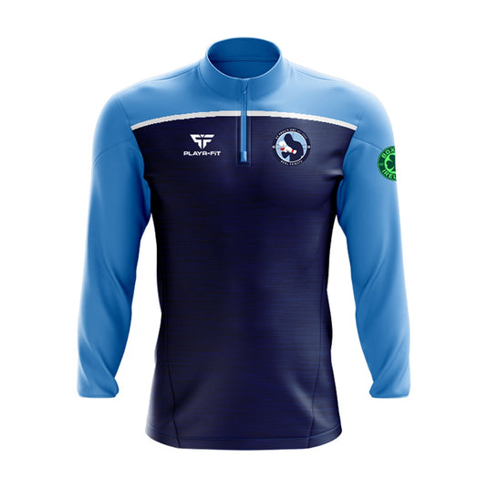 St Pauls ABC Belfast Midlayer (1/4 Zip) Spirit (Navy/Sky) - Adults