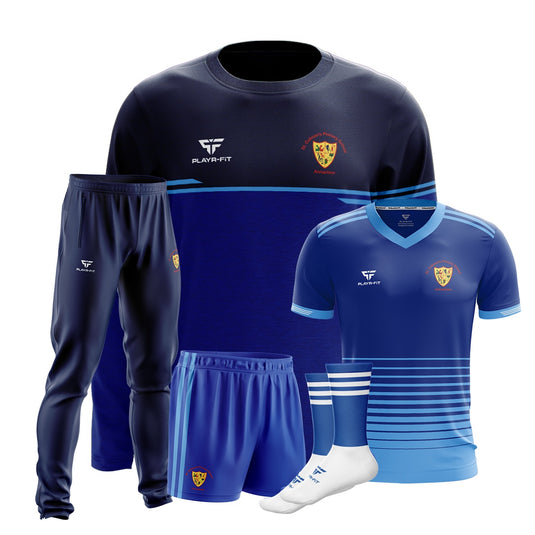 St Colmans PS Annaclone Staff Pack 2 (Crew Neck, Jersey, Skinny Pants, Shorts, Mid Socks) - Adults