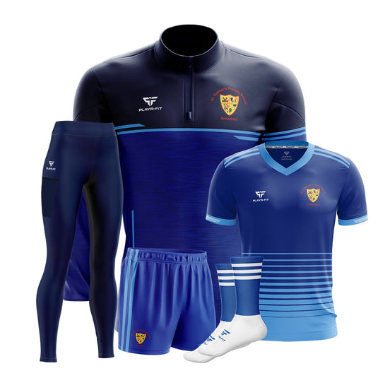 St Colmans PS Annaclone Staff Pack 3 (Midlayer, Jersey, High Waist Leggings, Shorts, Mid Socks) - Adults