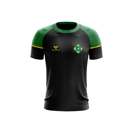 Na Phiarsaigh Belfast T-Shirt Stellar (Black/Green) - Adults