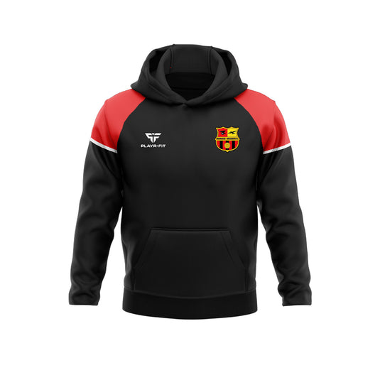 Broomhedge Maghaberry FC Hoodie Stellar Black/Red - Kids