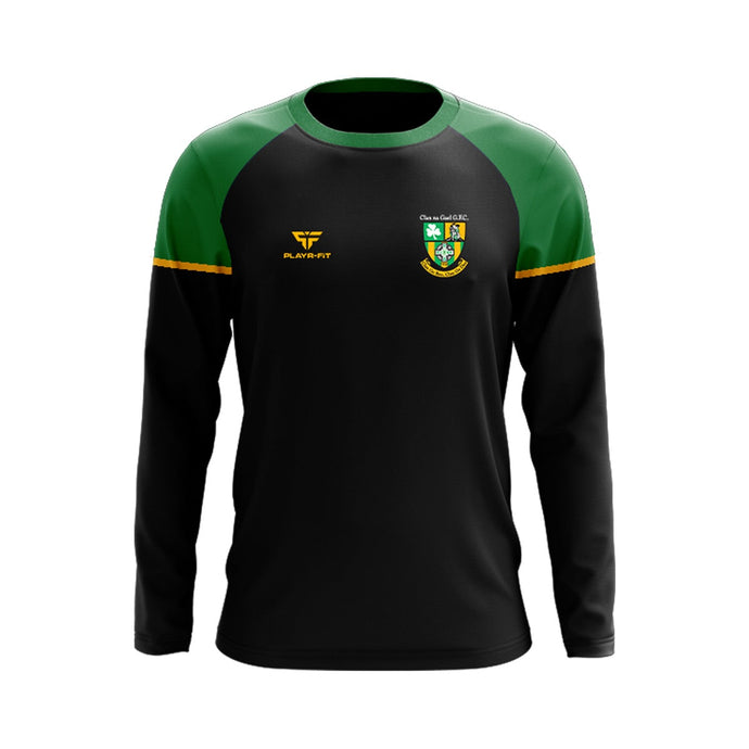 Clan Na Gael GFC Dundalk Crew Neck Stellar (Black/Green/Yellow) - Kids