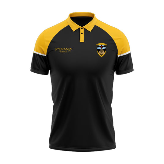 Corduff Gaels GFC Polo Stellar (Black/Yellow) - Adults