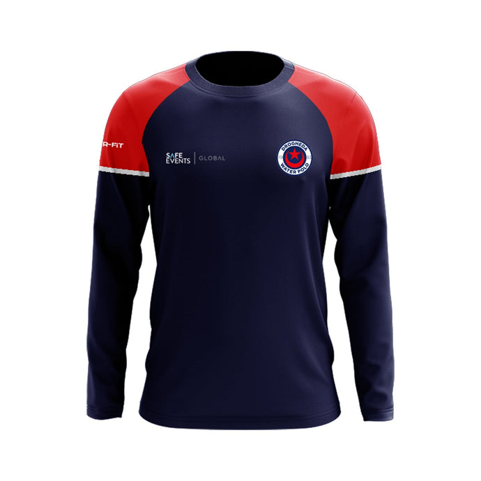 Drogheda Water Polo Mens Crew Neck Stellar (Navy/Red/White) - Adults