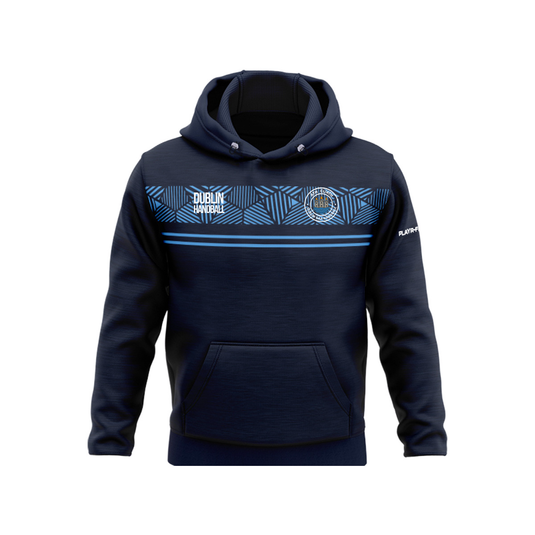 Dublin Handball Hoodie Optimum Navy/Sky Blue - Adults