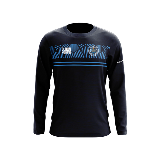 Dublin Handball Crew Neck Optimum Navy/Sky Blue - Adults