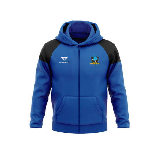 Garth Kidd Taekwon-Do Full-Zip Hoodie Stellar (Blue/Black) - Adults
