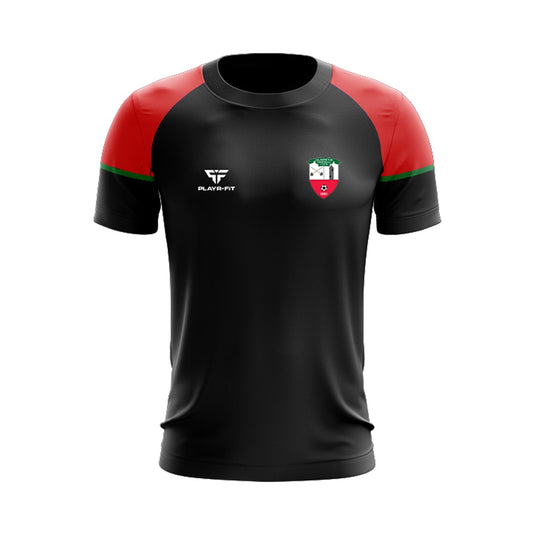 Glasnevin FC T-Shirt Stellar (Black/Red/Green) - Adults