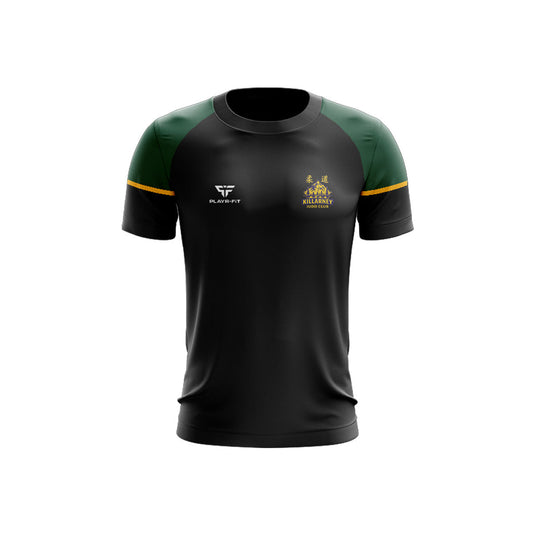 Killarney Judo Club T-Shirt Stellar (Black/Bottle Green) - Adults