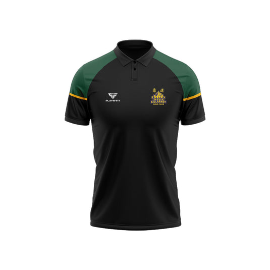 Killarney Judo Club Polo Stellar (Black/Bottle Green) - Kids
