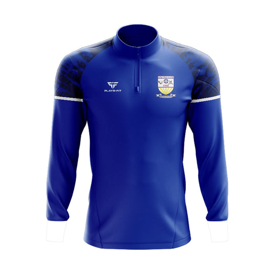 CLG Micheal Breathnach Midlayer (1/4 Zip) Stellar (Blue/Navy/White) - Adults