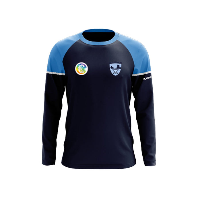 Oranmore Maree Camogie Crew Neck Stellar Navy/Sky Blue - Kids