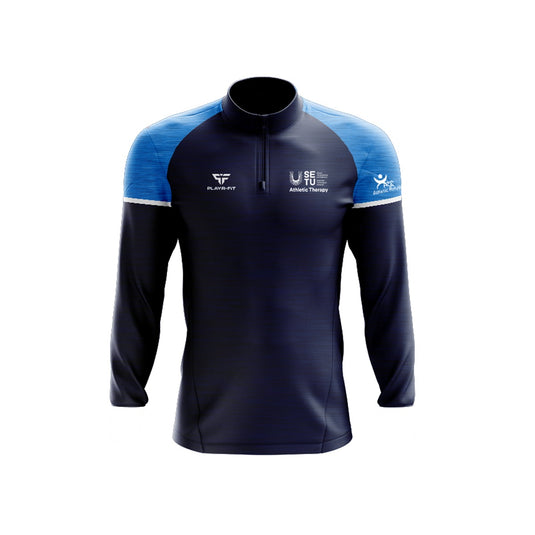 SETU Athletic Therapy Students Midlayer (1/4 Zip) Stellar (Navy/Sky/White) - Adults