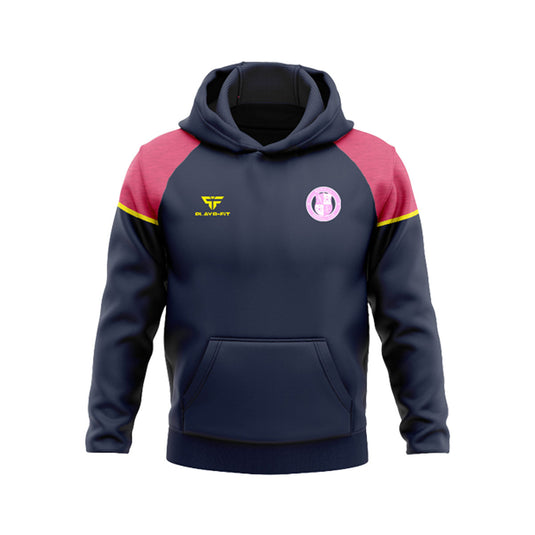 Newhill Girls Academy Hoodie Stellar Navy/Pink - Adults