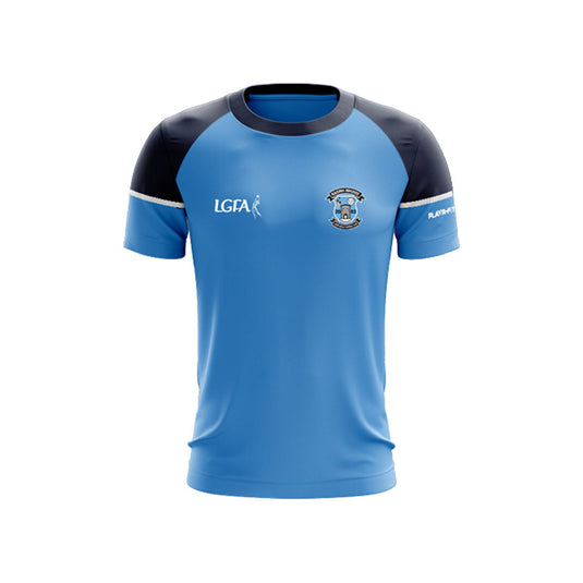 Naomh Mhuire LGFA T-Shirt Stellar Sky Blue/Navy - Kids