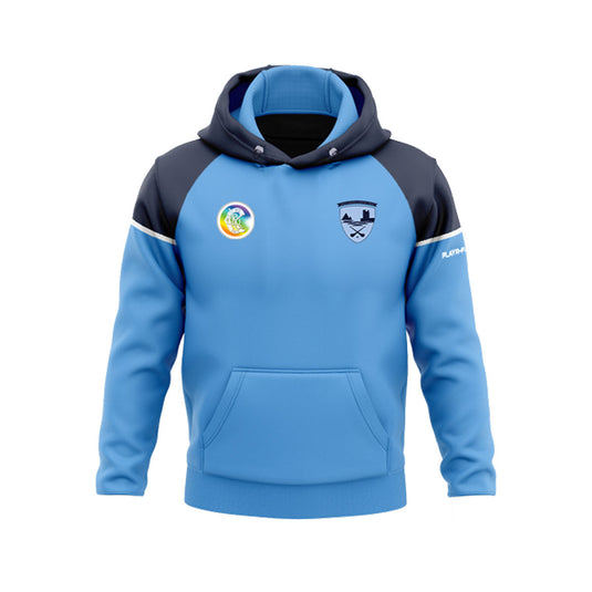 Oranmore Maree Camogie Hoodie Stellar Sky Blue/Navy - Adults