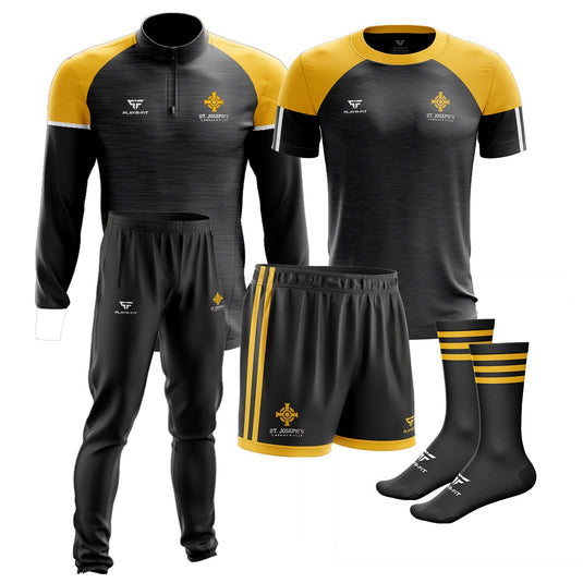 St Josephs PS Carnacaville Students PE Pack 1 (Midlayer, Jersey, Skinny Pants, Shorts, Mid Socks) - Adults