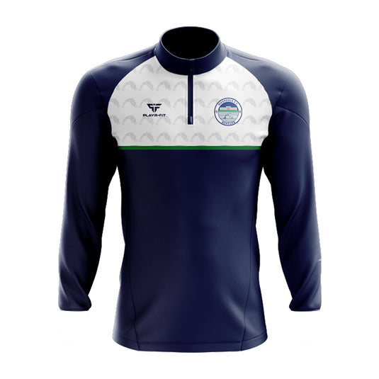 Riverdale FC Midlayer (1/4 Zip) (Navy/White/Green) - Adults