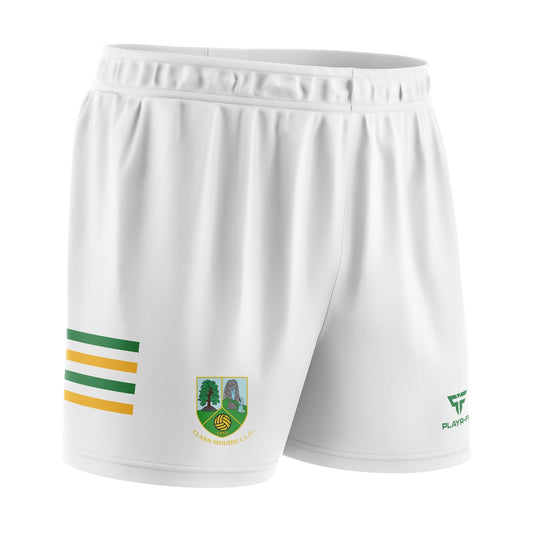 Clann Mhuire CLG Shorts (Sublimated) (White) - Adults