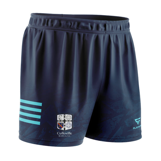 Culloville Blues GAC Sublimated Shorts Training (Navy/Teal) - Adults