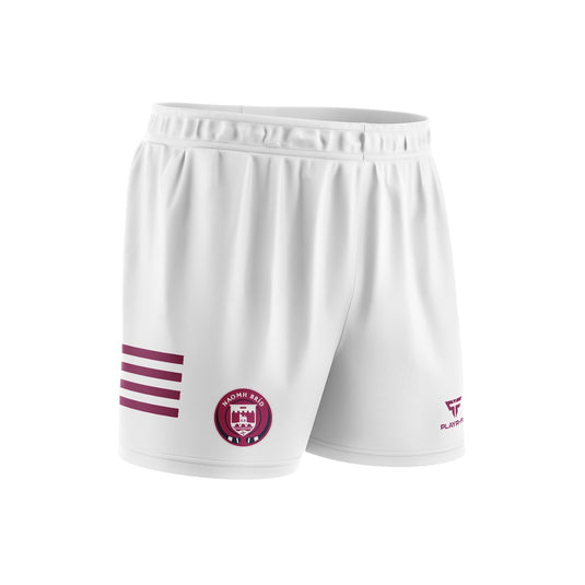 Naomh Brid Hurling & Camogie Shorts (Sublimated) White - Adults