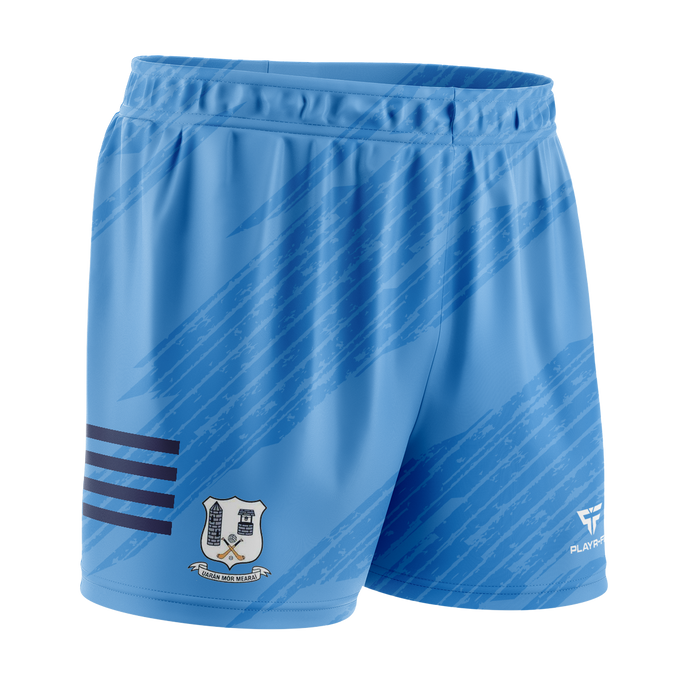 Oranmore Maree GFC Sublimated Shorts Sky Blue - Adults