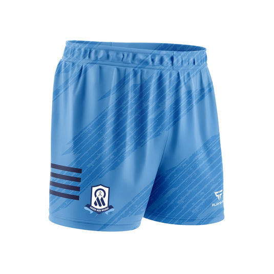 Oranmore-Maree GFC Shorts Sublimated (Sky) - Adults