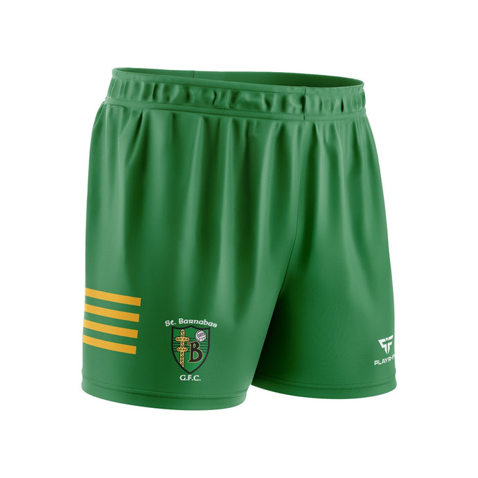 St Barnabas GFC NY Sublimated Shorts (Green) - Adults