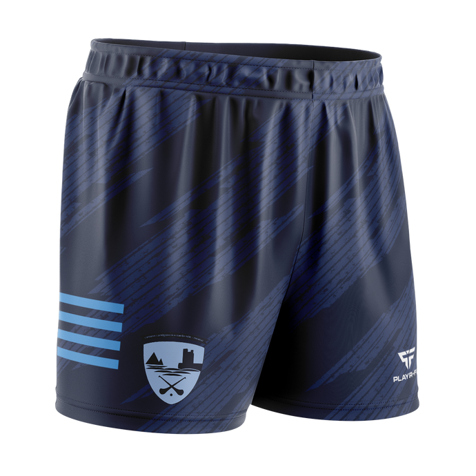 Oranmore Maree Camogie Sublimated Shorts Navy - Adults