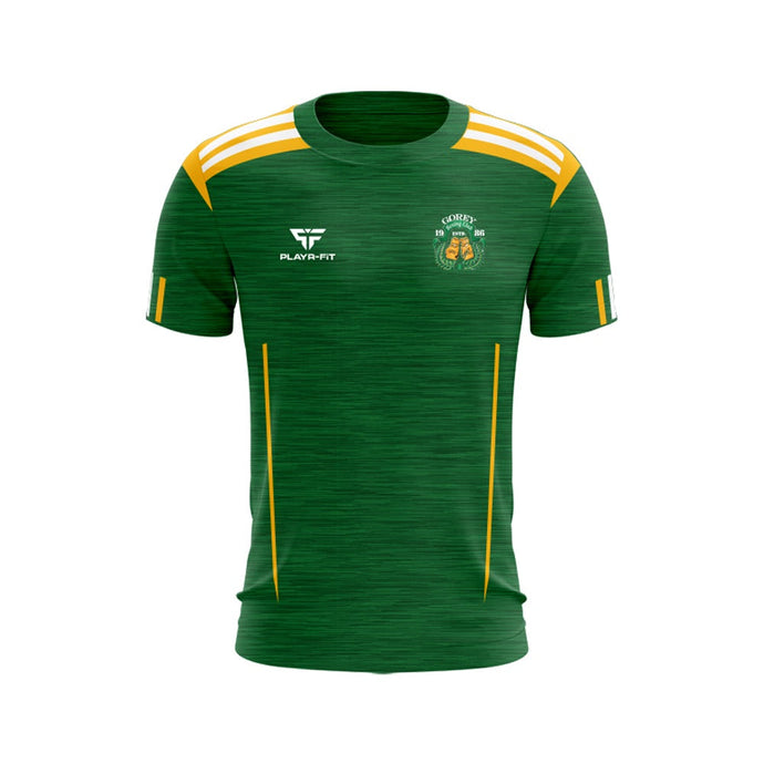 Gorey Boxing Club T-Shirt Adroit (Green/YellowGold/White) - Adults