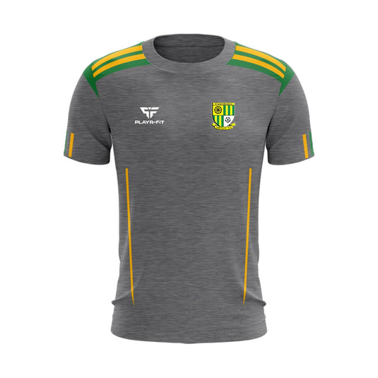 Cartwheel United FC T-Shirt Adroit (Grey/Green/Yellow) - Adults