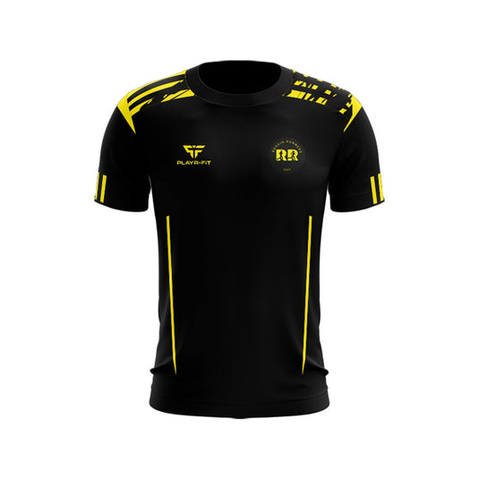 Rossin Runners T-Shirt Adroit (Black/Yellow) - Kids