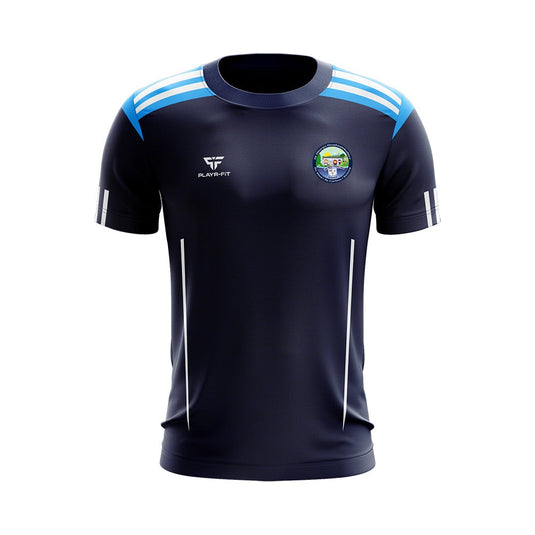 St Marys PS Newtownbutler Staff T-Shirt Adroit (Navy/Sky/White) - Adults