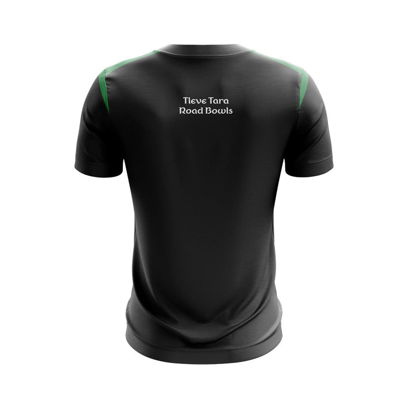 Load image into Gallery viewer, Tieve Tara Road Bowls T-Shirt Adroit (Black/Green/Orange) - Kids
