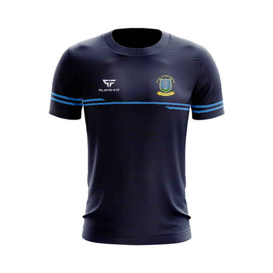 Scoil Naomh Buithe Staff T-Shirt Courage (Navy/Sky) - Kids