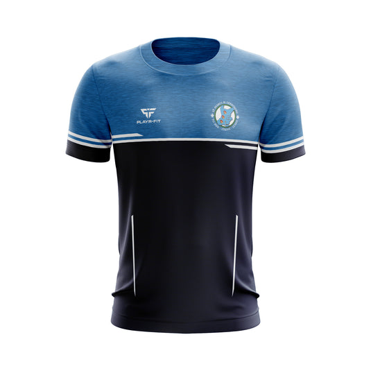 Derrymore PS T-Shirt Courage (Navy/Sky/White) - Adults