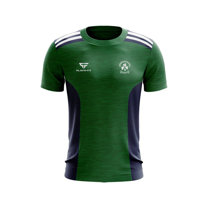 Newry Shamrocks GAC T-Shirt Endure (Green/Navy/White) - Kids