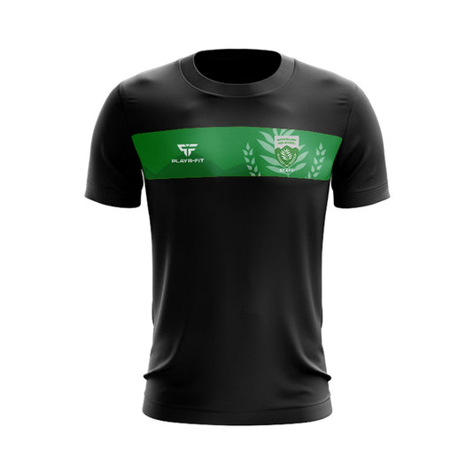 Rathfriland High School Staff T-Shirt Optimum (Black/Green) - Kids