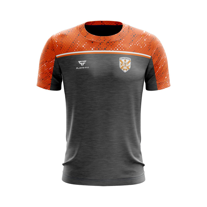 Clann Eireann T-Shirt Spirit Grey/Orange 2025 - Adults