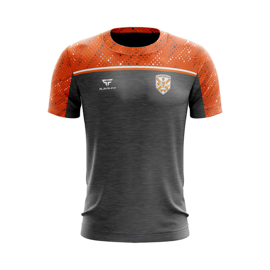 Clann Eireann T-Shirt Spirit Grey/Orange 2025 - Adults