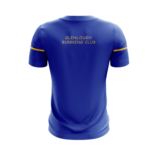 Glenlough Running Club T-Shirt Stellar (Blue/Yellow) - Adults