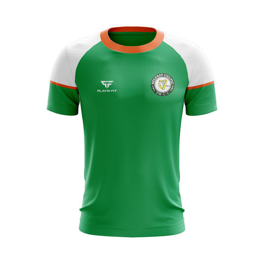 Belfast Celtic Overs T-Shirt Stellar (Green/White/Orange) - Adults