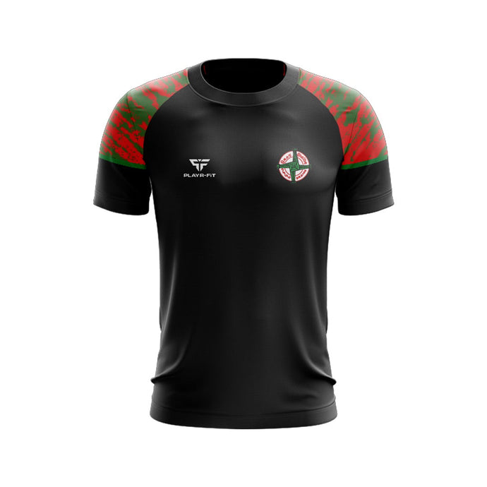 Dowdallshill GFAC T-Shirt Stellar Sublimated (Black/Red/Green) - Adults